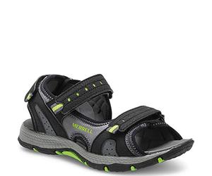 Merrell Unisex Kids Panther 2.0 Ankle Strap Sandals, Black, 12 UK