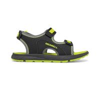 Merrell Panther Sandal 3.0 Sport, Black/HI VIZ, 11 UK