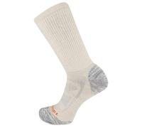 Merrell Unisex Men's and Women's Zoned Cushioned Wool Hiking Socks - 1 Pair Pack - Breathable Unisex Arch Support, Whisper White, Small-Medium