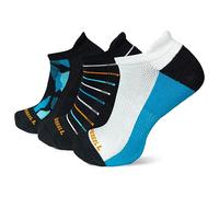 Merrell Unisex Recycled Everyday Low Cut Tab Sock 3 Pair Pack, Blue Assorted, M/L