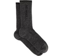 Merrell Unisex's Premium Trail Crew Socks, Performance Merino Wool Hiker with Full Foot Support