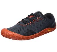 Merrell Women's Vapor Glove 6 Sneaker, Granite/Tangerine, 8 UK