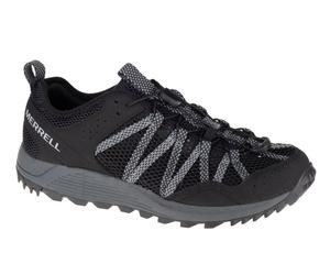 MERRELL WILDWOOD AEROSPORT WOMEN'S WALKING SHOES - ALL SIZES - BLACK/GREY - NEW.