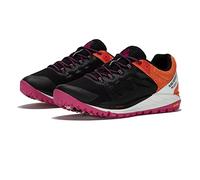 Merrell Women's Antora 2 GTX Walking Shoe, Black/Tangerine, 4