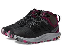 Merrell Womens Antora 3 Mid Waterproof, Black/Fuchsia, 8