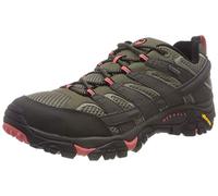 Merrell Women's Moab 2 GTX Waterproof Walking Shoe, Beluga/Olive, 4