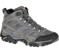 Merrell Women's Moab 2 Mid Waterproof Hiking Boot, Granite, 6 UK