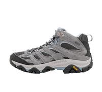 Merrell Women's Moab 3 Mid GORE-TEX Walking Boot, Waterproof, Pig Suede Leather and Mesh Upper, Vibram TC5+ Outsole (Grey, Adult, UK Footwear Size System, Adult, Women, Numeric, Medium, 6)