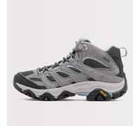 Merrell Women's Moab 3 Mid GORE-TEX Walking Boot, Waterproof, Pig Suede Leather and Mesh Upper, Vibram TC5+ Outsole (Grey, Adult, UK Footwear Size System, Adult, Women, Numeric, Medium, 4)