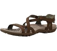 Merrell Women's Sandspur Rose Dark Earth Leather Sandal 8 M US