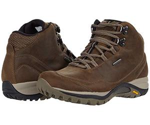Merrell Women's Siren Traveller 3 MID Waterproof Hiking Boot, Brindle/Boulder, 5