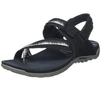 Merrell Women's Terran 3 CUSH Convert Post Sports Sandal, Black, 8 UK