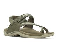 Merrell Women's Terran 3 CUSH Cross Sport Sandal, Olive, 3 UK