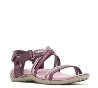 Merrell Women's Terran 3 CUSH Lattice Sandal, Burgundy, 8 UK