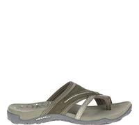 Merrell Women's Terran Post Ii Flip Flops, Green (Dusty Olive), 6 UK (39 EU)