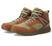 Merrell Men's Wildwood Mid Leather Waterproof Hiking Boot, Forest, 11