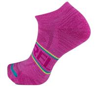 Merrell Women's Zoned Hiking Low Cut Sock, Pink, Small-Medium