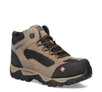 Merrell Work Moab Onset Mid Waterproof Composite Toe Walnut 10 M