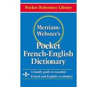 Merriam Webster Pocket French-English Dictionary (Pocket Reference Library)