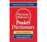 Merriam Webster's Pocket Dictionary
