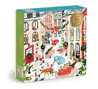 Merriest Village 1000 Piece Foil Puzzle, Galison,