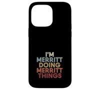 Merritt Name Merritt Personalized Name First Given Case for iPhone 14 Pro Max