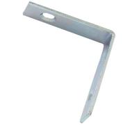 Merriway BH00024 25mm/ 1-inch Bright Zinc Plated Corner Braces (Pack of 10)