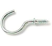 Merriway BH00030 Cup Hook Chrome Plated 25mm -35 Pcs