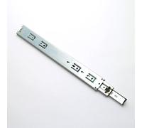 Merriway® BH00341 550mm Zinc Plated Double Extension Drawer Glide Runner to Fit 45mm Groove