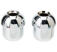 Merriway® BH00343 (2 Pcs) Chromed Metal Acorn Curtain Pull Blind Cord - Pack of 2 Pieces