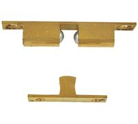 Merriway® BH00378 60mm Solid Brass Double Ball Catch