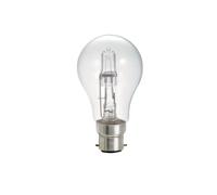 Merriway® BH00603 18W 240V BC Eco-Halogen A19 GLS Dimmable Clear Lamp Twin Pack (Pack of 5)