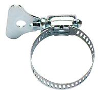 Merriway® BH01128 Jubilee Thumbscrew Butterfly Hose Clips Clamp Thumbscrew, 30-40 mm Size 1 Grey