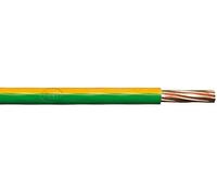 Merriway BH01441 Single Core Round Earth Cable, 6491X 6.0mm Yellow & Green, 1 Metre (39 inch)