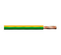 Merriway BH01447 Single Core Round Earth Cable, 6491X 16.0mm Yellow & Green, 1 Metre (39 inch)