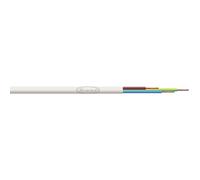 Merriway BH01456 3-Core Round Flex Cable, 2183Y 1.0mm White, 10 Metres (33 feet)