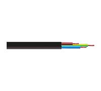 merriway BH01497 3-Core Round Black Flexible Cable 2183Y 0.5 mm - 10 m Cut Length