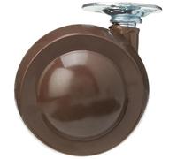 Merriway® BH01545 (2 Pcs) Shepherd Type Metal Wheel Castors Casters, Plate Fix, 50mm (2 inch) Diameter - Pack of 2 Pieces