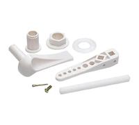 Merriway® BH01556 Low Level WC Toilet Cistern Handle Set, Plastic - White