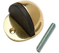 Merriway BH01604 Oval Door Stop Brass 50mm -1 Pcs