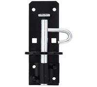 Merriway BH01736 Type 2A Heavy Duty Brenton Bolt Padbolt, 100mm (4 inch) - Black
