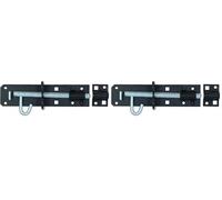 Merriway BH01738 Type 2A Heavy Duty Brenton Bolt Padbolt, 150mm -Black Pad (Pack of 2)