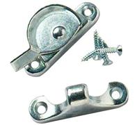 Merriway BH01750 BZP Sash Window Fitch Fastener Lock-Bright Zinc Plated Iltis Closure-Shiny galvanised, M