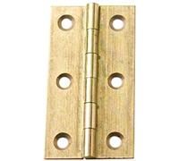 Merriway® BH01751 (2 Pcs) Cupboard Cabinet Door Butt Hinge, 100mm (4 inch) Solid Brass - Pack of 2 Pieces