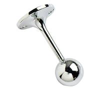 Merriway BH01996 (2 Pcs) CP Towel Rail End Support Bracket, Chrome Plated 19mm (3/4 inch) - Pack of 2 Pieces