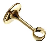 Merriway BH01999 EB Towel Rail Centre Support Bracket, 19mm (3/4 inch) - Brass Plated 19 mm