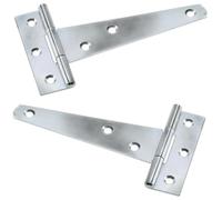 Merriway BH02019 Tee Hinge, Bright Zinc Plated 100 mm (4 inch) , Pack of 2 Piece
