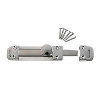 Merriway BH02042 Heavy Duty Tower Bolt, 150mm (6 inch) - Polished Chrome Plated 150 mm