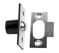 Merriway BH03030 Bales Tubular Ball Cupboard Cabinet Door Catch, 16mm (5/8 inch) - Nickel Plated Plates