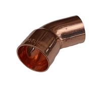 Merriway BH03080 End Feed Fitting 45Deg Street Elbow 22mm -1 Pcs